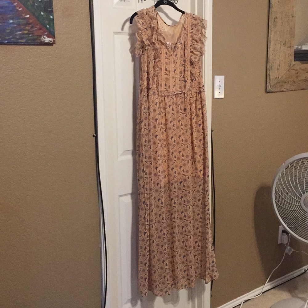 Vintage inspired print dress